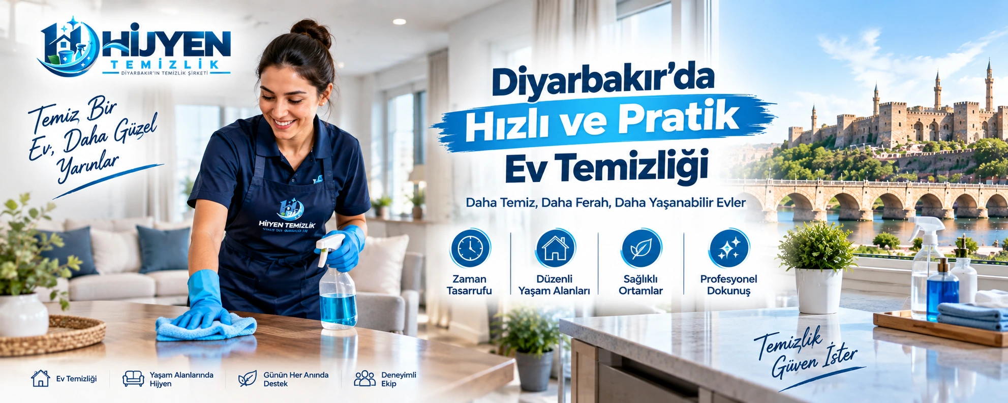 Diyarbakır'da Hızlı ve Pratik Ev Temizliği