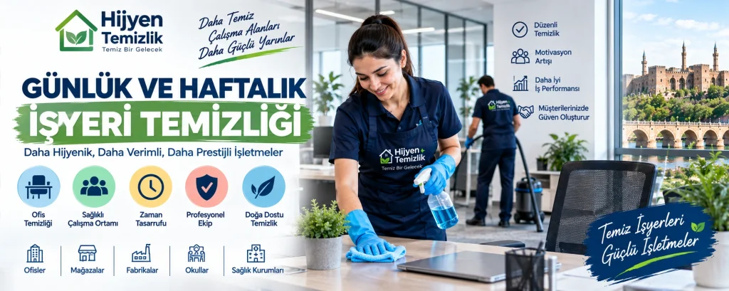 Diyarbakır'da Günlük ve Haftalık İşyeri Temizliği